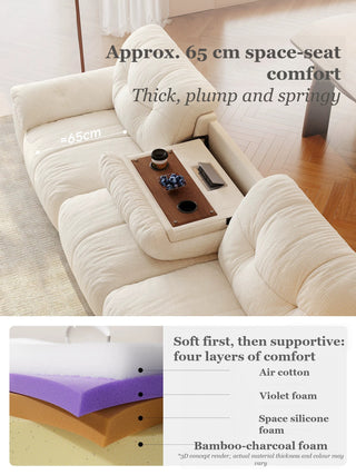 Approx. 65 cm deep seat