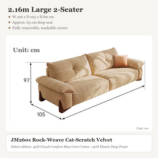 2.16m Large 2-Seater