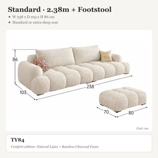 Standard · 2.38m + Footstool