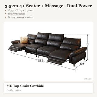3.52m 4+ Seater + Massage · Dual Power