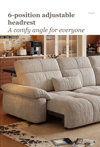 6-position adjustable headrest