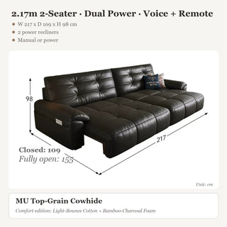2.17m 2-Seater · Dual Power · Voice + Remote