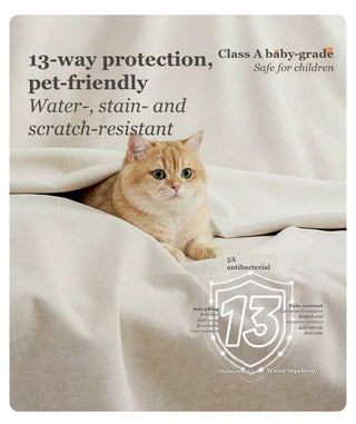 Pet-friendly, scratch-resistant fabric