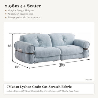 2.98m 4+ Seater