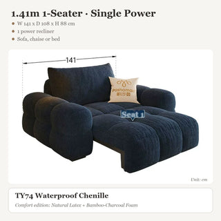 1.41m 1-Seater · Single Power