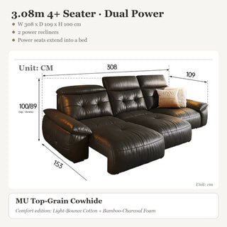 3.08m 4+ Seater · Dual Power
