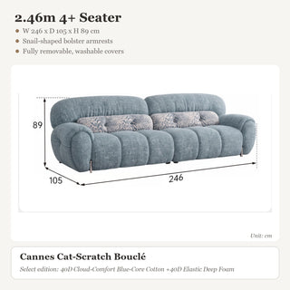 2.46m 4+ Seater