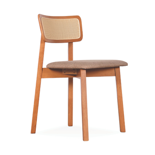 Willy Rattan Wooden Dining Chair