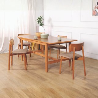 Willy Rattan Wooden Dining Chair