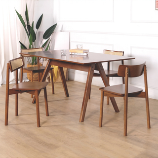 Jamerie Wooden Dining Chair (Rattan)