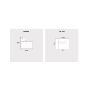 Ervon Genuine Leather Recliner Sofa by Esteller