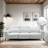 Shoalis Fabric Adjustable Backrest Sofa by Esteller (Pet Friendly & Easy Clean)