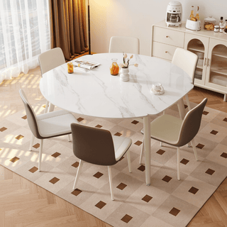 Verilon White Extendable Dining Set by Esteller