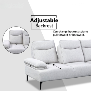 Felize Fabric Adjustable Backrest Corner Sofa by Esteller (Pet Friendly & Easy Clean)