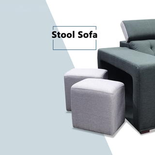 Orlyn Fabric Corner Adjustable Headrest Sofa (Sectional) by Esteller (Pet Friendly & Easy Clean)