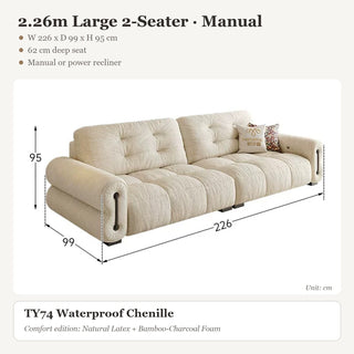 2.26m Large 2-Seater · Manual