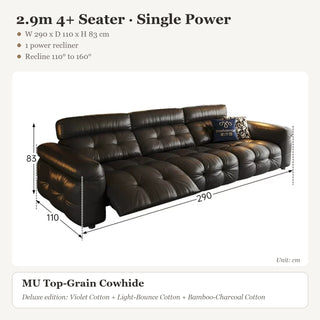 2.9m 4+ Seater · Single Power