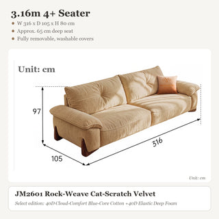 3.16m 4+ Seater