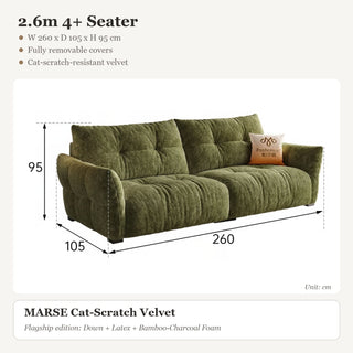 2.6m 4+ Seater
