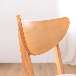 Leighton Black Faux Leather Wooden Dining Chair