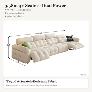 3.58m 4+ Seater · Dual Power