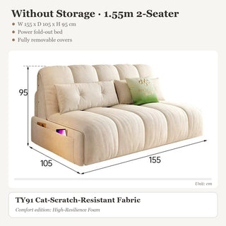 Without Storage · 1.55m 2-Seater