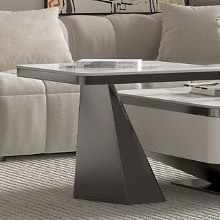 Andrea Glossy Sintered Stone Nesting Coffee Table