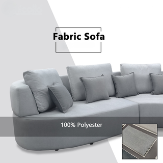 Oryx Fabric Corner Sofa (Sectional) by Esteller (Pet Friendly & Easy Clean)
