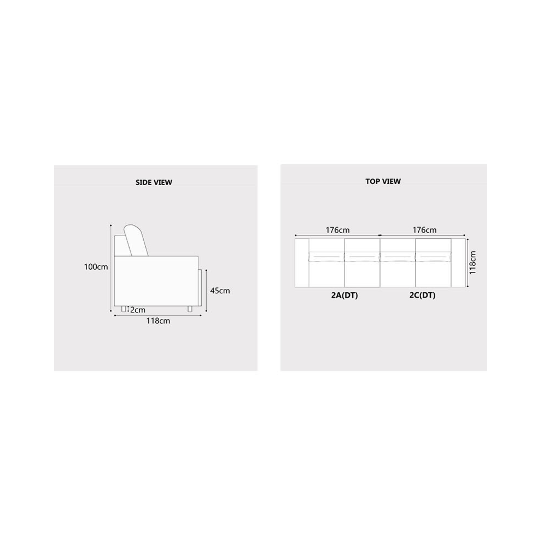 Arlon Fabric Adjustable Backrest Storage Sofa by Esteller (Pet Friendly & Easy Clean)