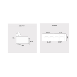 Arlon Fabric Adjustable Backrest Storage Sofa by Esteller (Pet Friendly & Easy Clean)