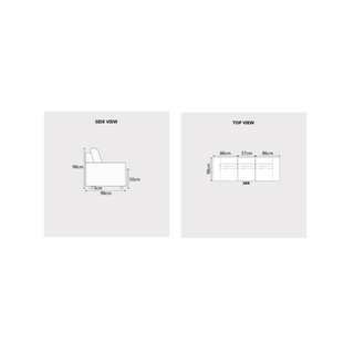 Sylva Fabric Recliner Sofa by Esteller (Pet Friendly & Easy Clean)