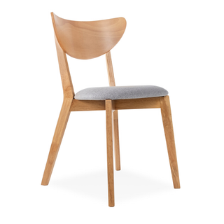 Leighton Black Faux Leather Wooden Dining Chair