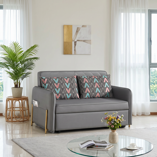 Soravia Faux Leather Sofa Bed