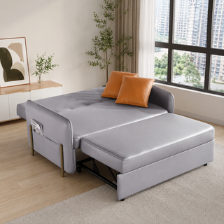 Soravia Faux Leather Sofa Bed