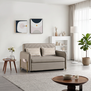 Soravia Faux Leather Sofa Bed