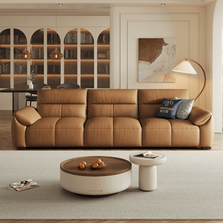 Ginny Leather Electric Sofa Bed by Esteller