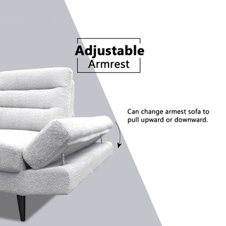 Xandor Fabric Adjustable Backrest & Armrest Corner Sofa by Esteller (Pet Friendly & Easy Clean)