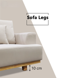 Myrtle Fabric Sofa by Esteller (Pet Friendly & Easy Clean)