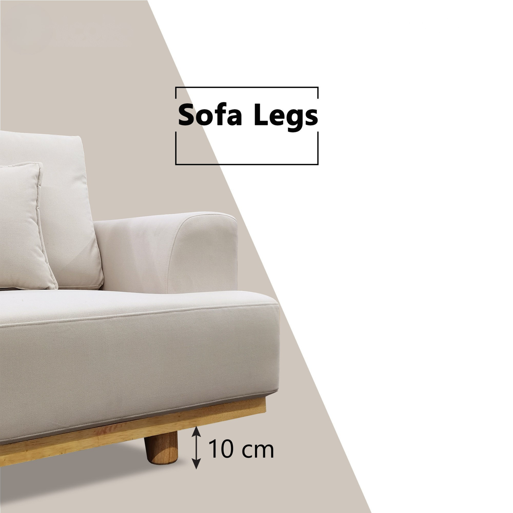 Myrtle Fabric Sofa by Esteller (Pet Friendly & Easy Clean)