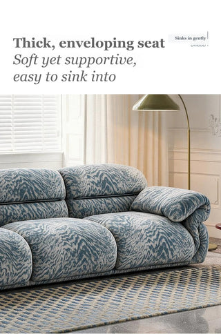 Thick, enveloping seat