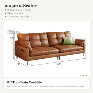 2.05m 2-Seater