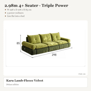 2.98m 4+ Seater · Triple Power