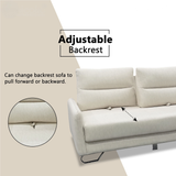 Yariel Fabric Adjustable Backrest L-Shaped Sofa by Esteller (Pet Friendly & Easy Clean)