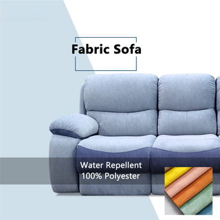 Sylva Fabric Recliner Sofa by Esteller (Pet Friendly & Easy Clean)