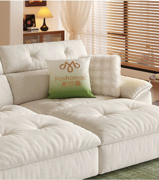 Plump, tufted seats