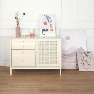 Vorie Senior Wooden Buffet Hutch | Chest of Drawer