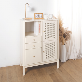 Vorie Wooden Buffet Hutch | Chest of Drawer