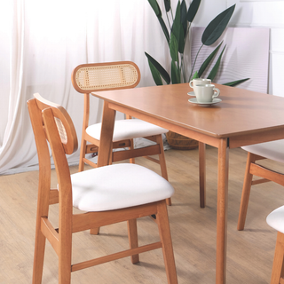 Fika Rattan Wooden Dining Chair