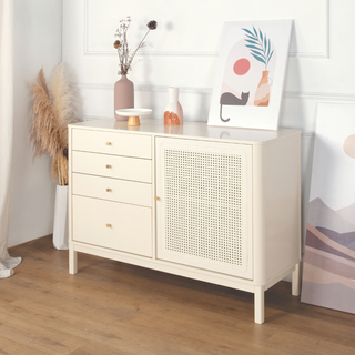 Vorie Senior Wooden Buffet Hutch | Chest of Drawer