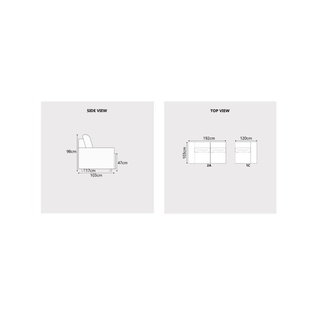 Elricon Fabric Adjustable Armrest Sofa by Esteller (Pet Friendly & Easy Clean)